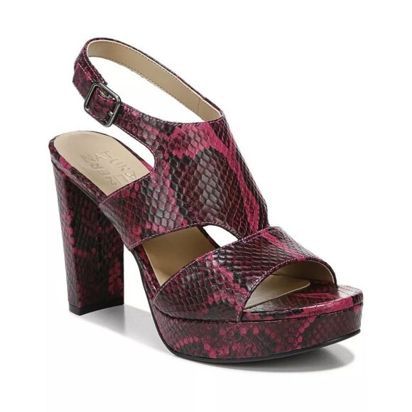 Maddie Womens Leather Ankle Strap Heels - Picture 6 of 6